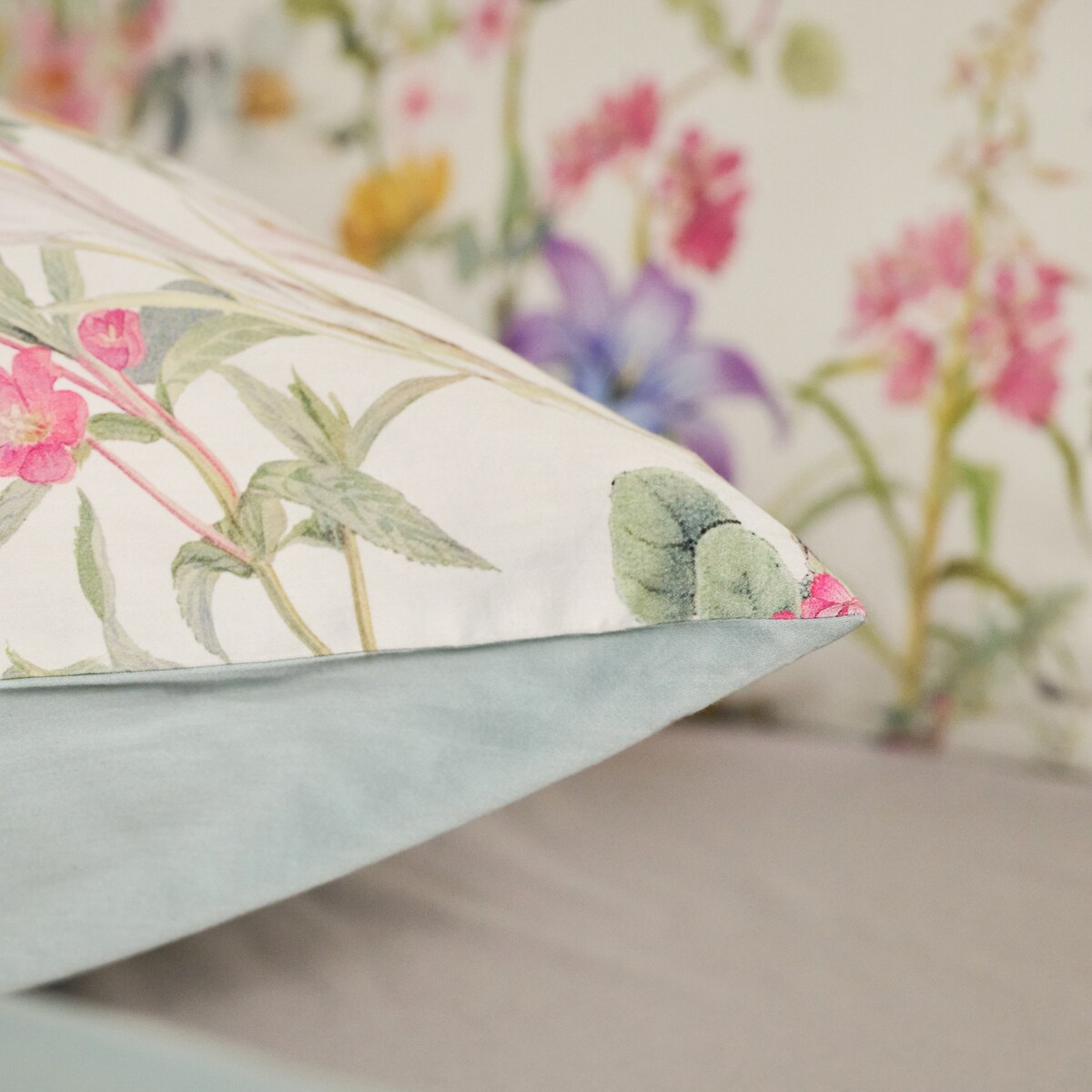 Pościel z bawełny satynowej Gardenblum 160x200 cm