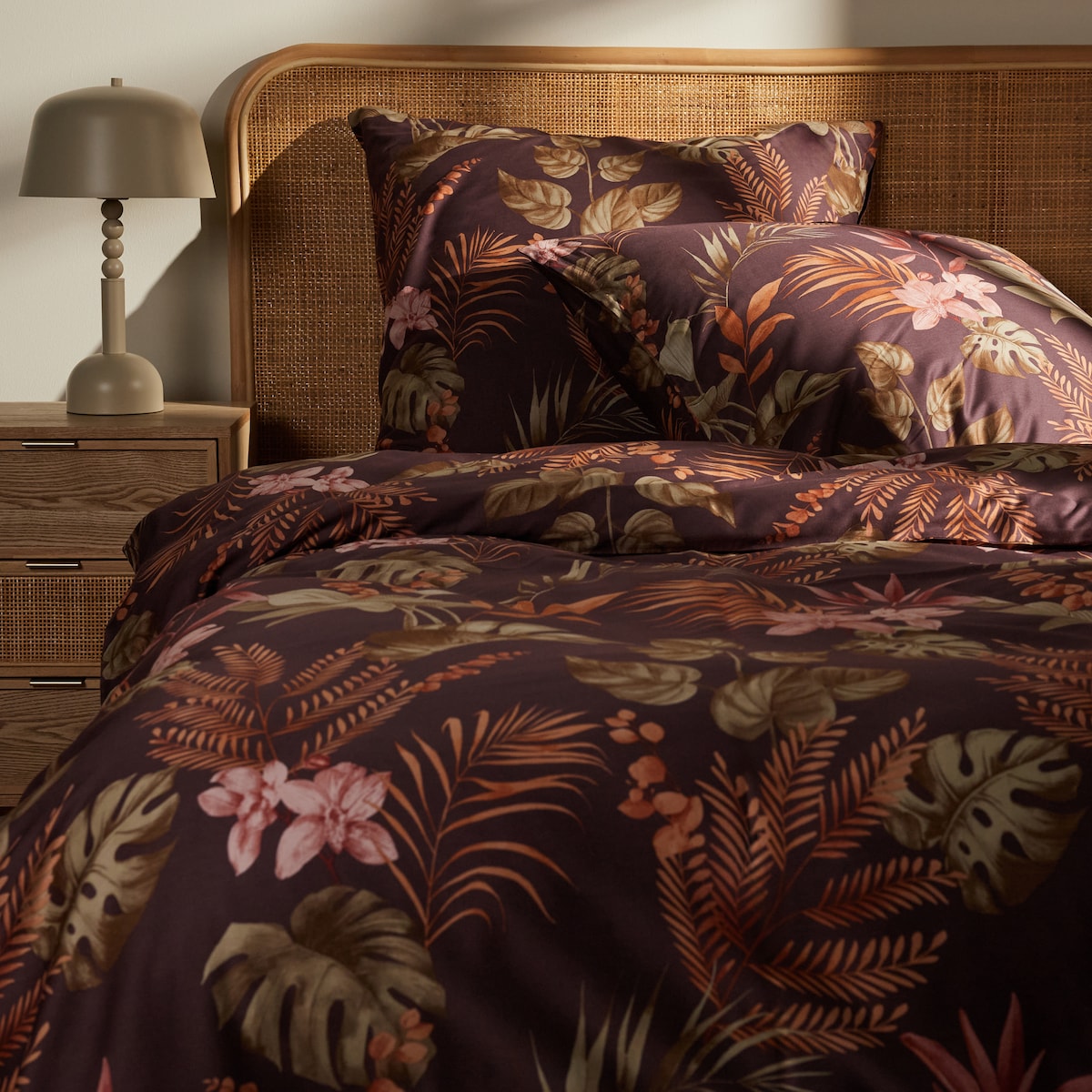 Pościel z bawełny satynowej Orchidea 160x200 cm