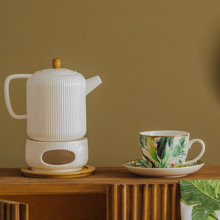 Teapot With Heater Liners 