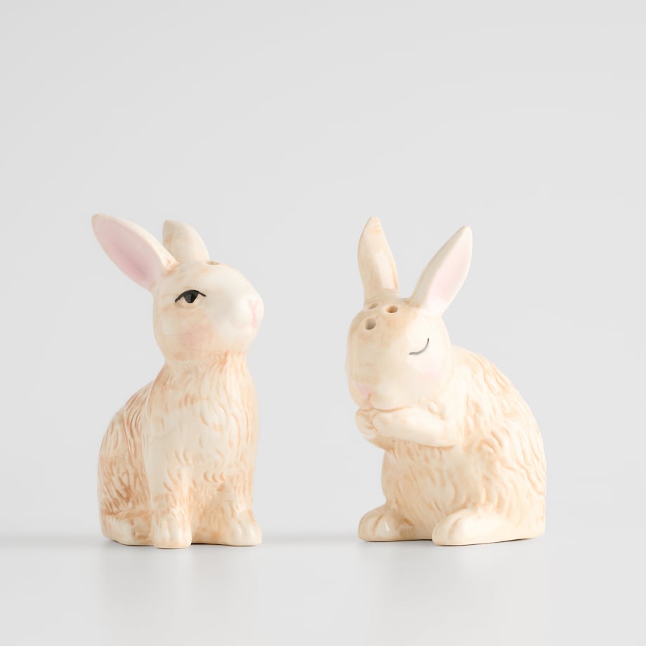 Solniczka I Pieprzniczka Pastelbunni z motywem króliczka