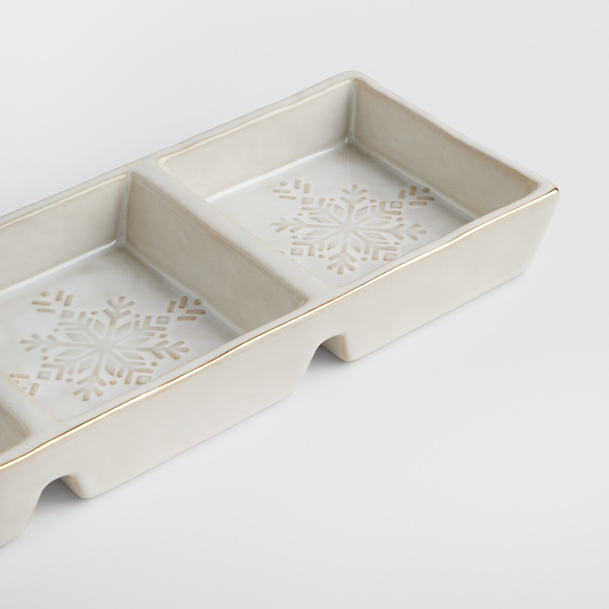 Patera Flakes z motywem śnieżynki