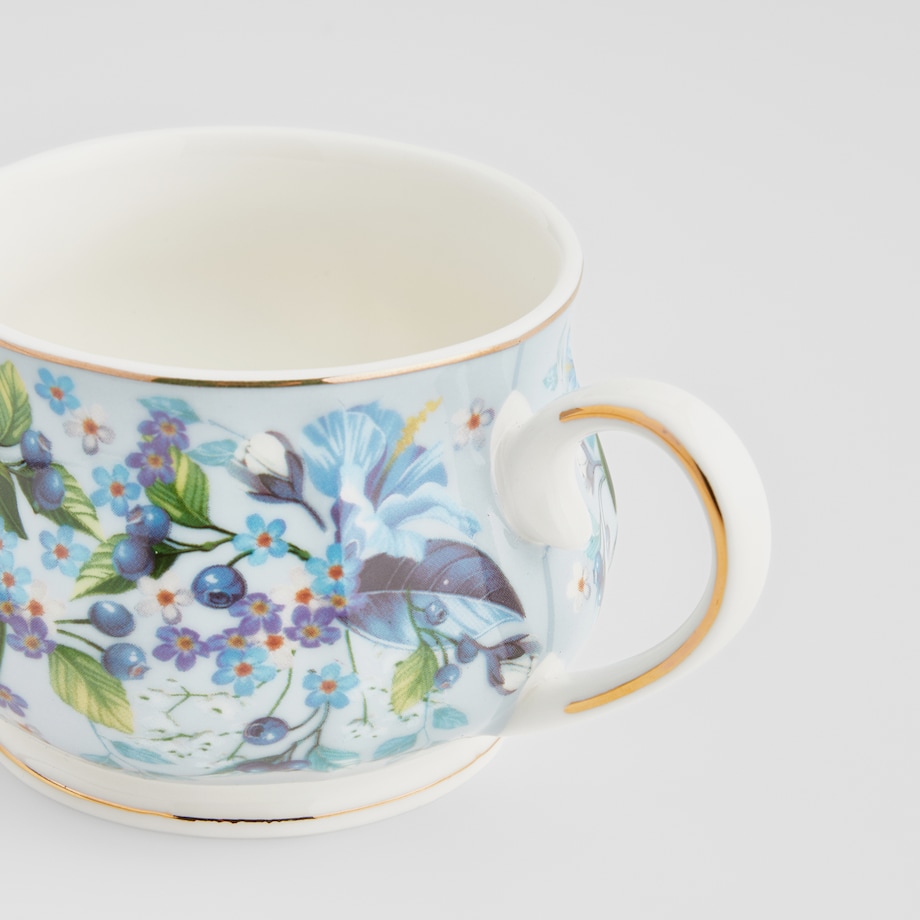 Filiżanka Ze Spodkiem Lemondi z motywem owoców