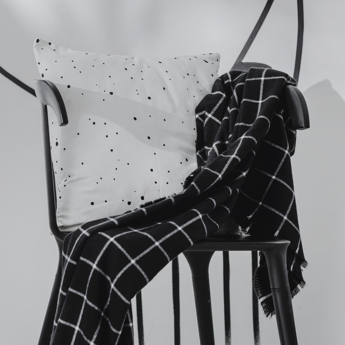 Koc Cieńki w Kratę Caliner 130x170 cm