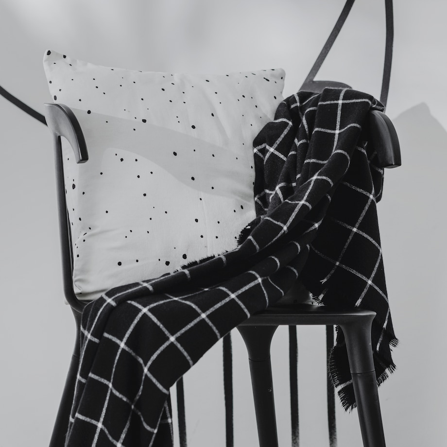 Koc Cieńki w Kratę Caliner 130x170 cm