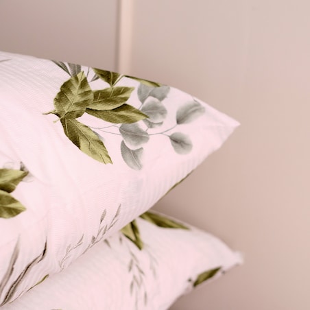 Pościel z kory Ralisosi 160x200 cm z motywem roślinnym