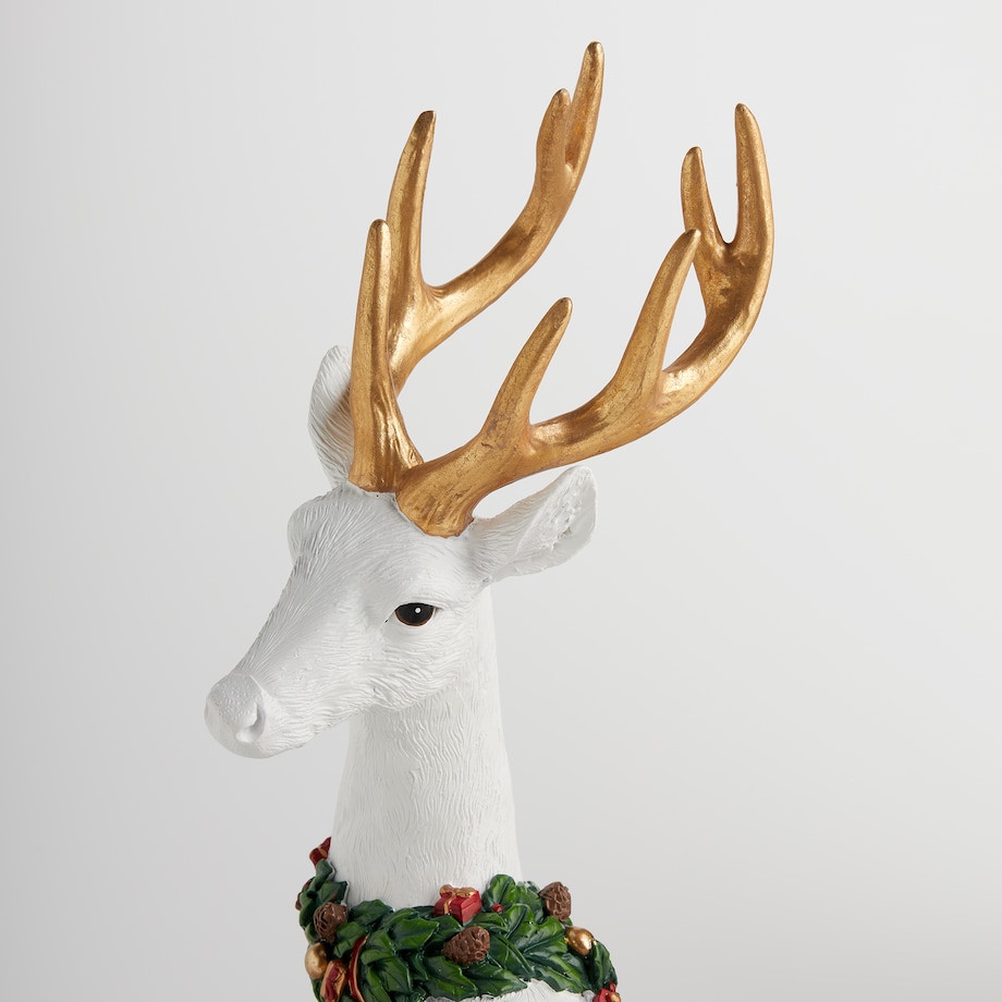 Figurka Wreathdeerio z motywem renifera