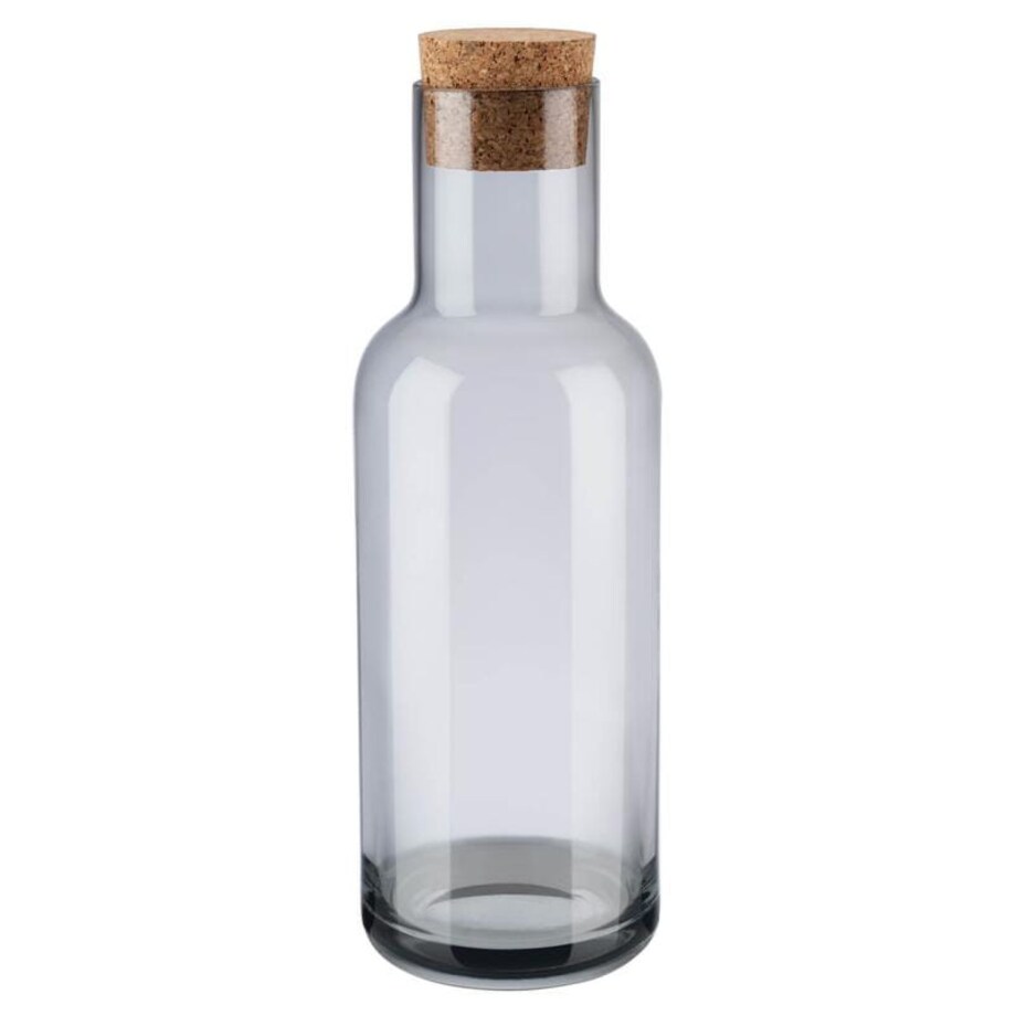 Karafka z korkiem Fuum, smoke - szkło, 1 l