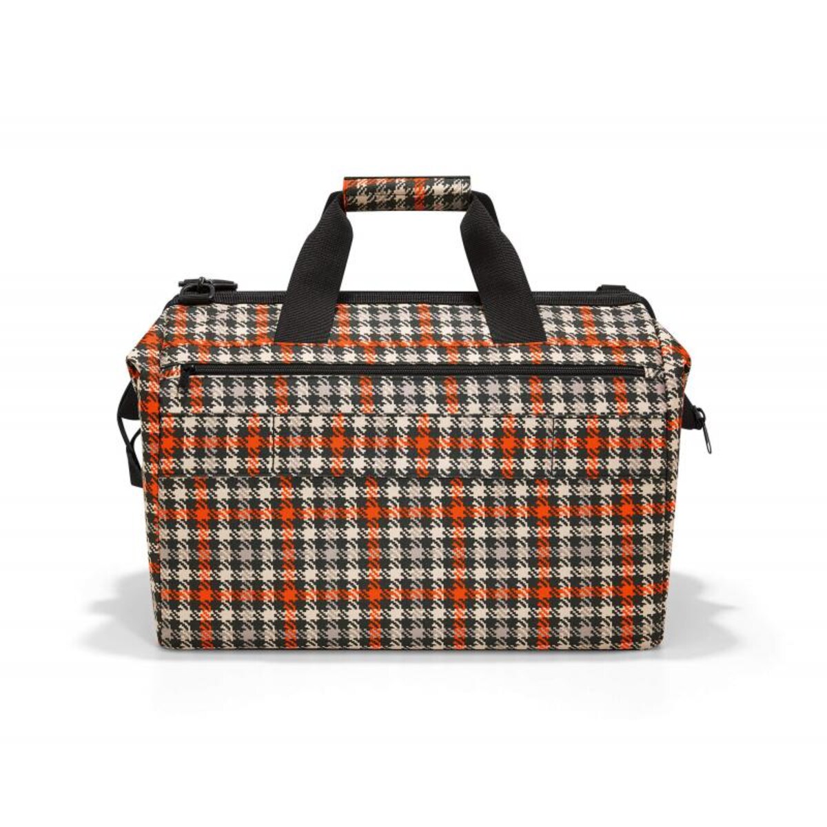 Torba allrounder L pocket glencheck red - poliester, 32 l