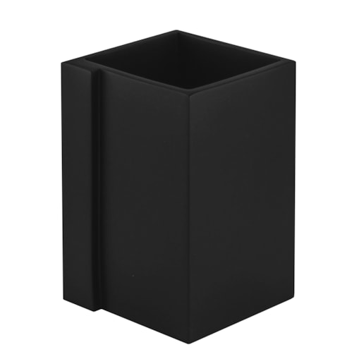 Kleine Wolke Gerry Kubek łazienkowy polyresin czarny matowy