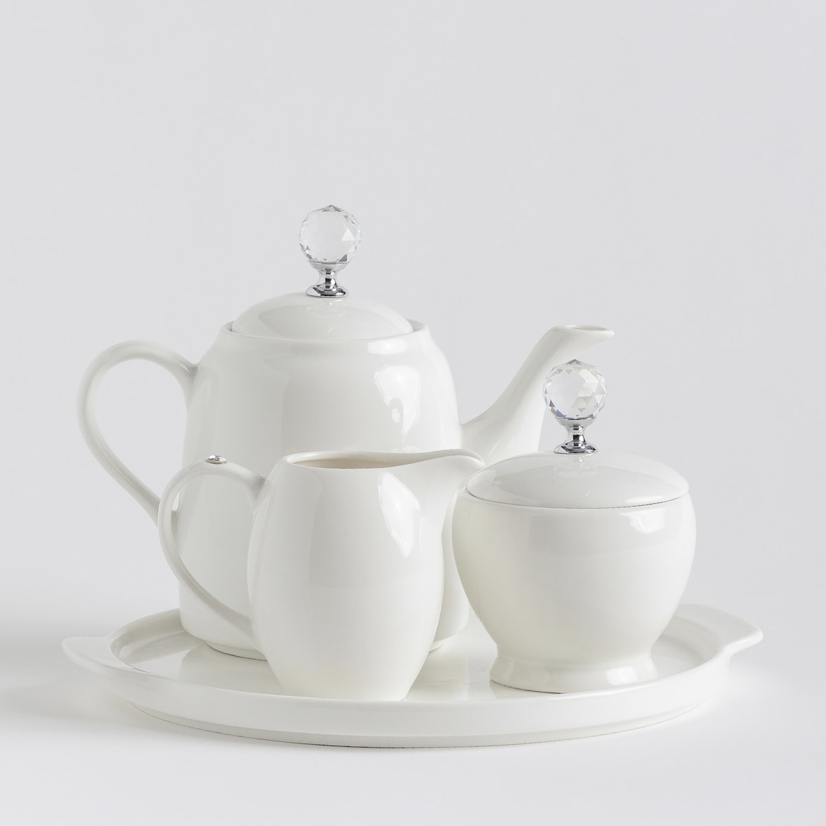 Teapot With Sugar Bowl And Milk Jug DIAMANT2 
