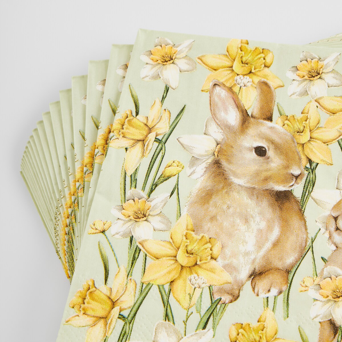 Komplet Serwetek Daffelisbunny z motywem królika