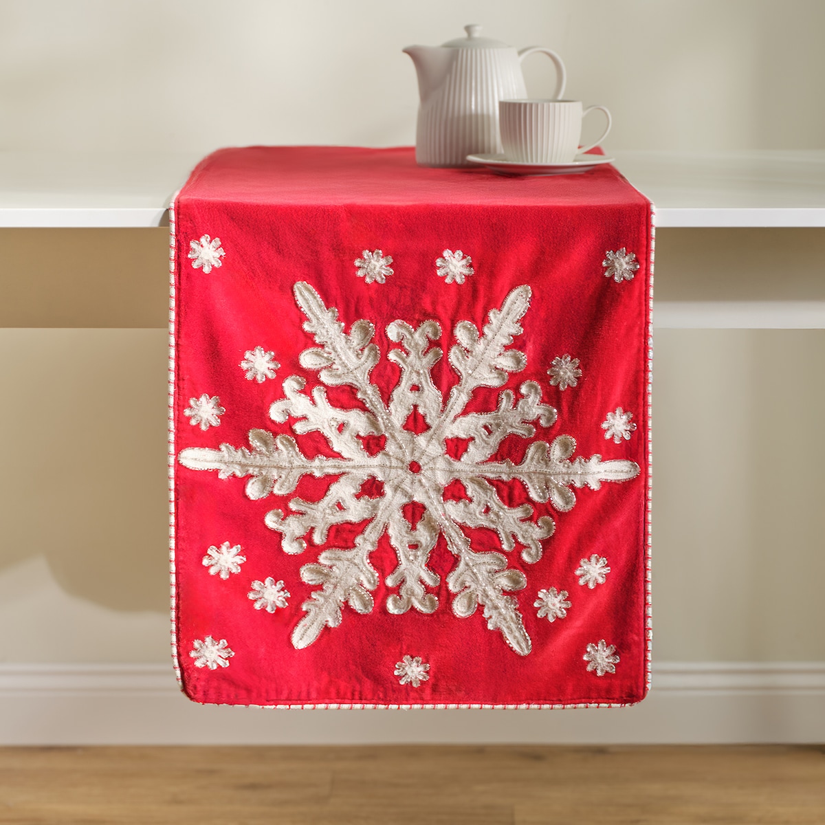 Bieżnik Haftowany Eira 45x180 cm