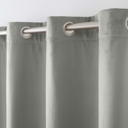 Zasłona termiczna na przelotkach VELVET, warstwa podwójnego polaru z mikrofibry, 140 x 260 cm