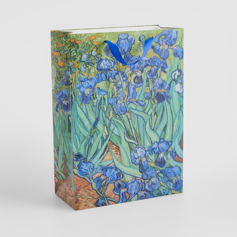 Torba prezentowa Irises z motywem z obrazu Vincenta van Gogha