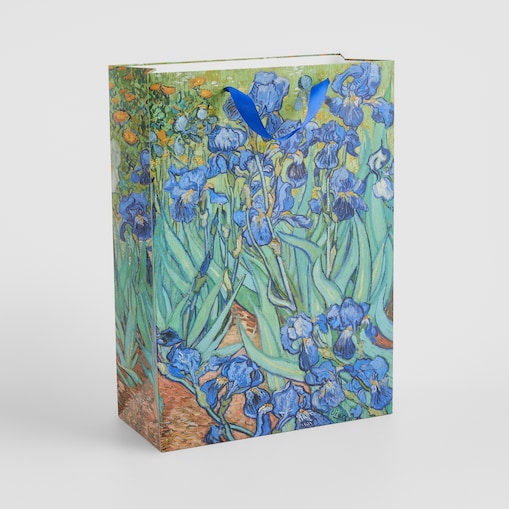 Torba prezentowa Irises z motywem z obrazu Vincenta van Gogha