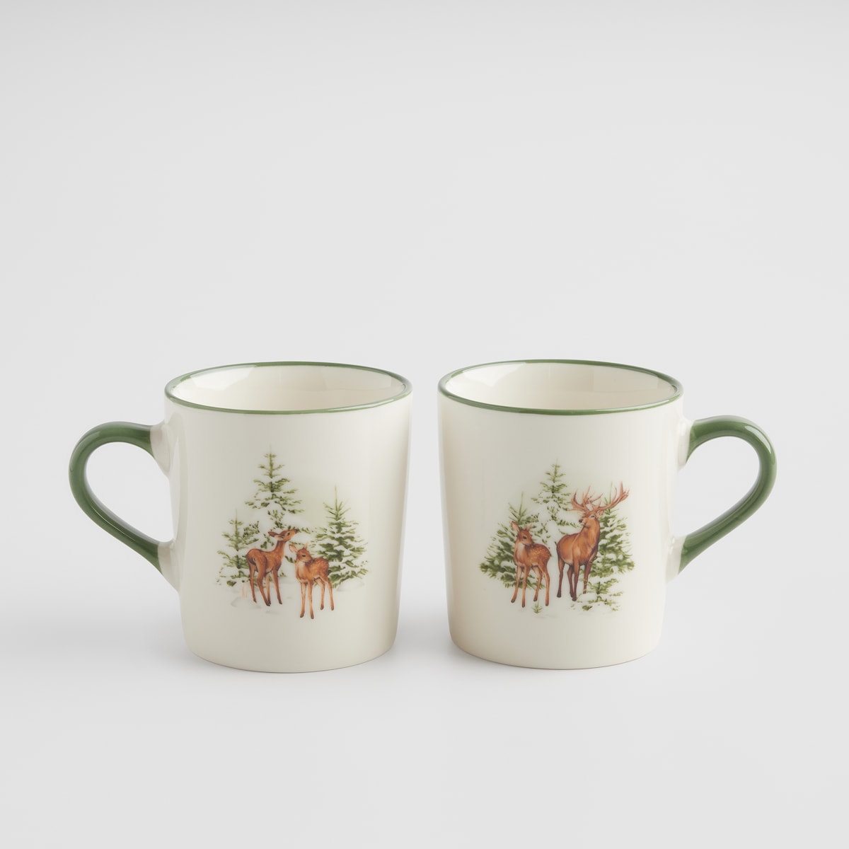 Komplet Kubków Hirvos z motywem zwierząt leśnych