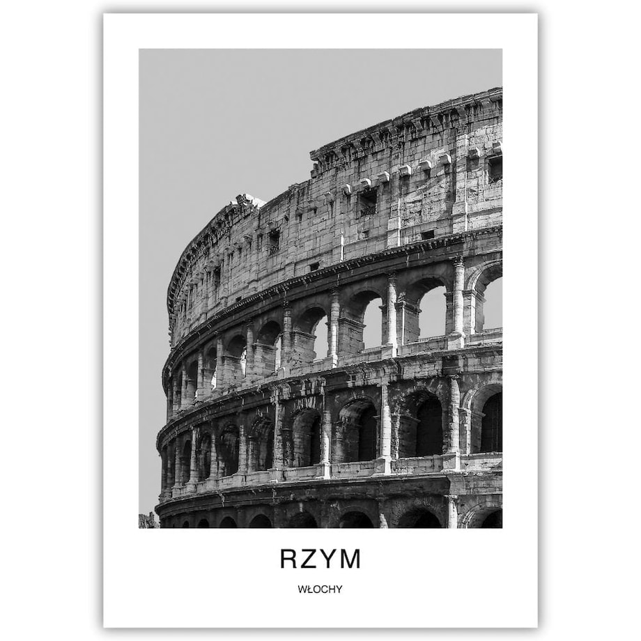 plakat rzym 50x70