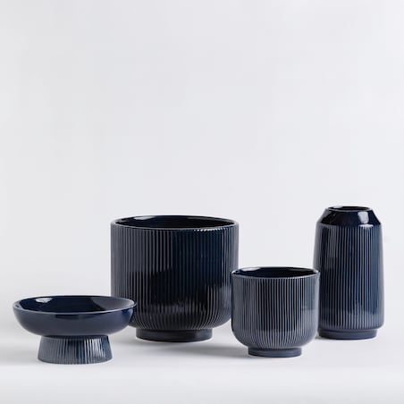 Wazon Silken z motywem geometrycznym