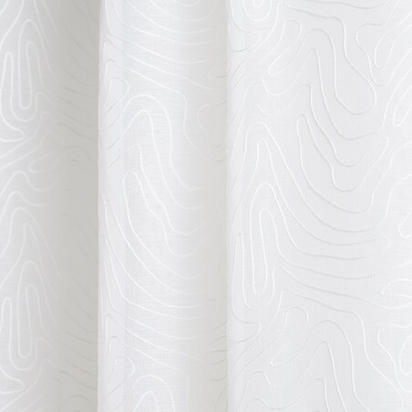 Firana Arties 140x250 cm z motywem abstrakcyjnym