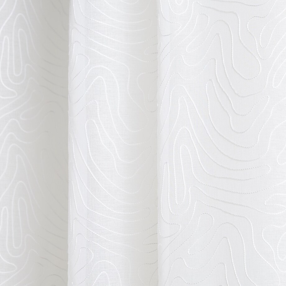 Firana Arties 140x250 cm z motywem abstrakcyjnym