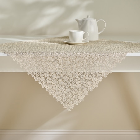 Serweta koronkowa Florina 80x80 cm z motywem kwiatowym