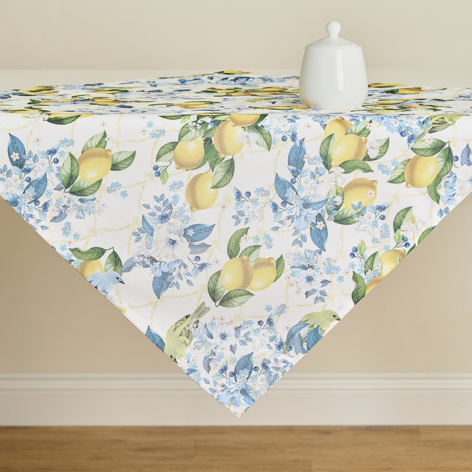 Serweta z nadrukiem Lemondi 80x80 cm z motywem owoców