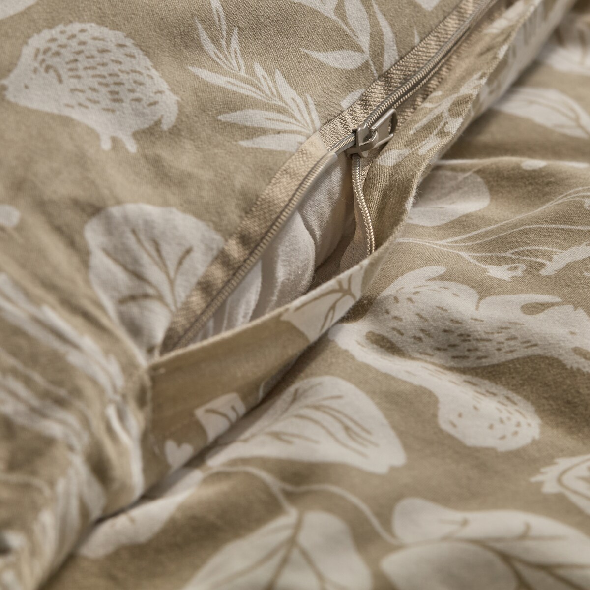 Pościel z bawełny satynowej Misne 200x220 cm z motywem zwierząt leśnych