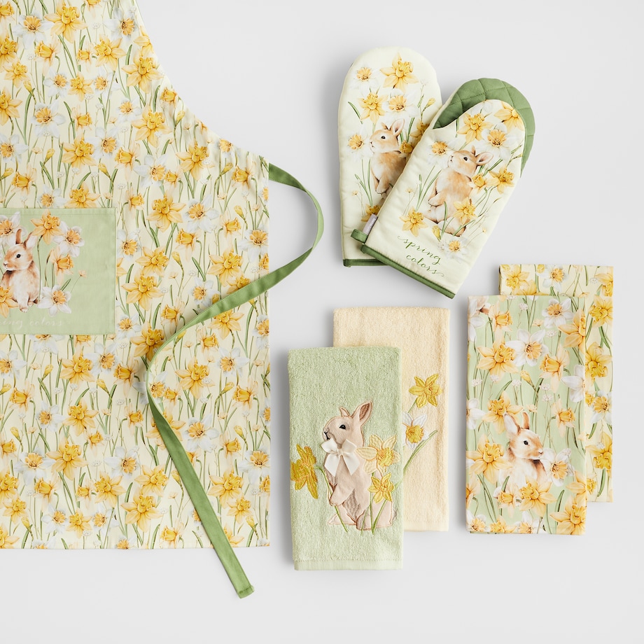 Fartuch Daffelisbunny 70x85 cm z motywem królika