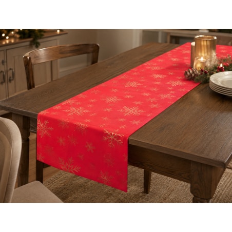 Obrus Shiny flakes 35x180 cm