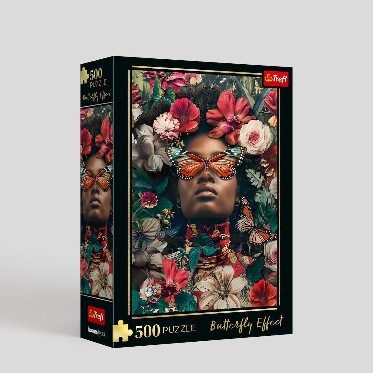 Puzzle Butterfly Effect z motywem roślinnym