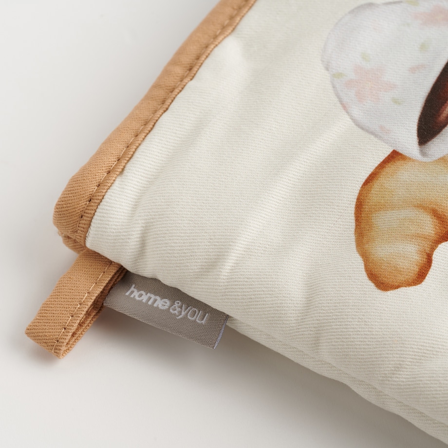 Rękawica Brunchery 14x30 cm z motywem kulinarnym