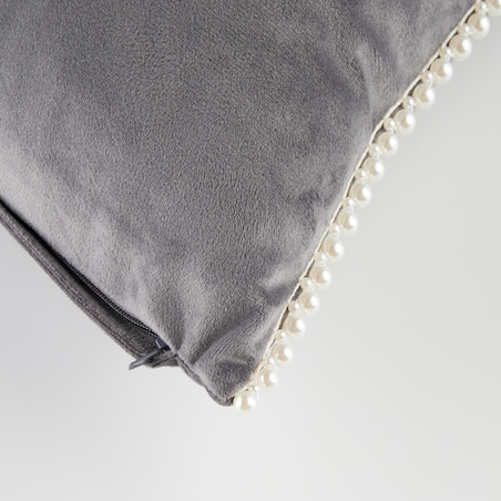 Poszewka Welwetowa Patronis 45x45 cm z motywem perły