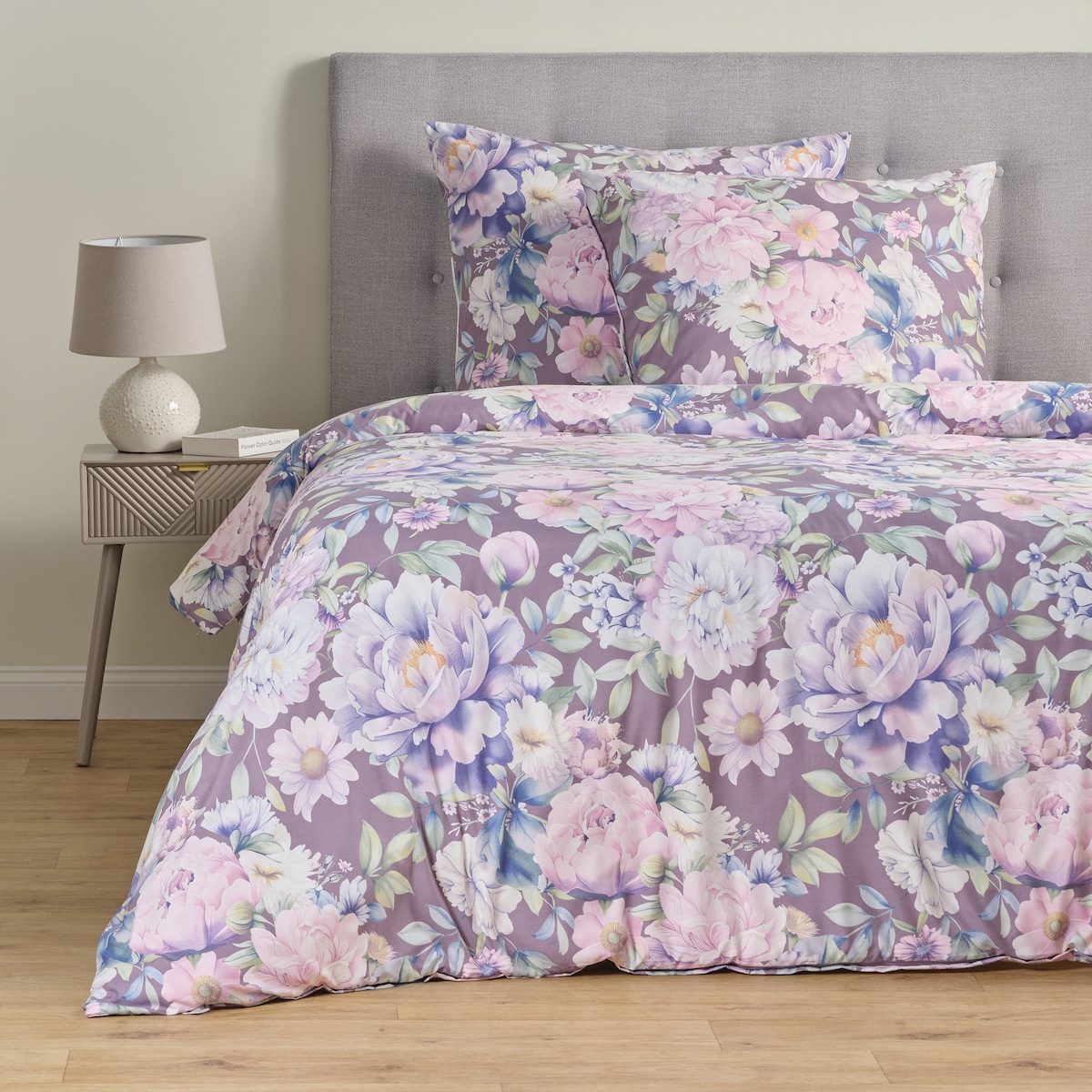 Pościel Z Mikrofibry Essasito 200x220 cm z motywem kwiatowym