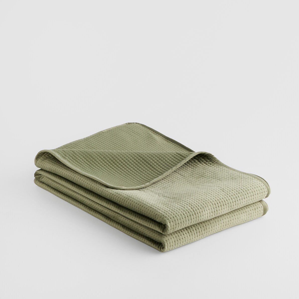 Jednokolorowa narzuta na łóżko z wytłoczonym wzorem Pontoso 200x220 cm