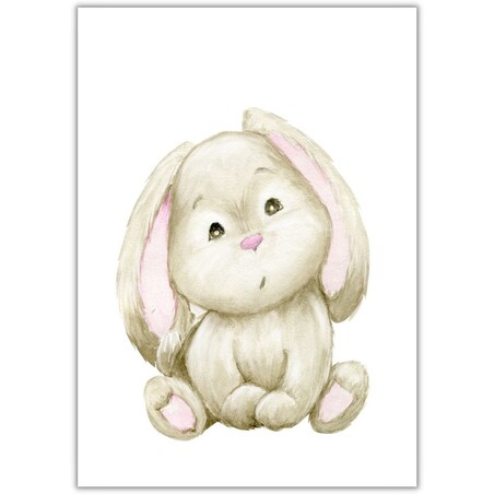 plakat króliczek 1 21x30 cm