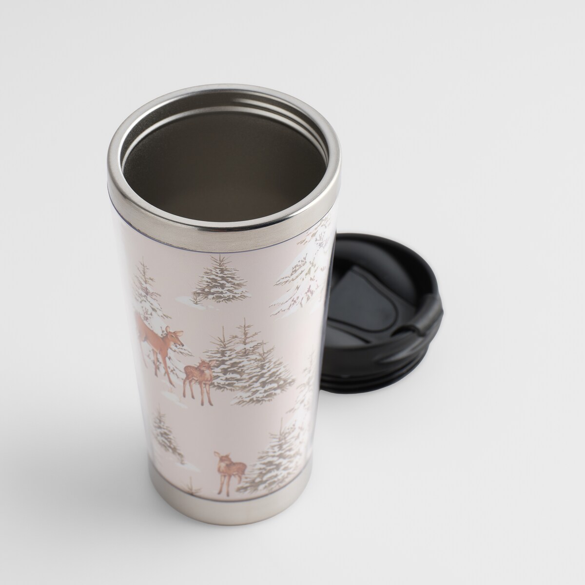 Kubek Termiczny Hirvos z motywem renifera