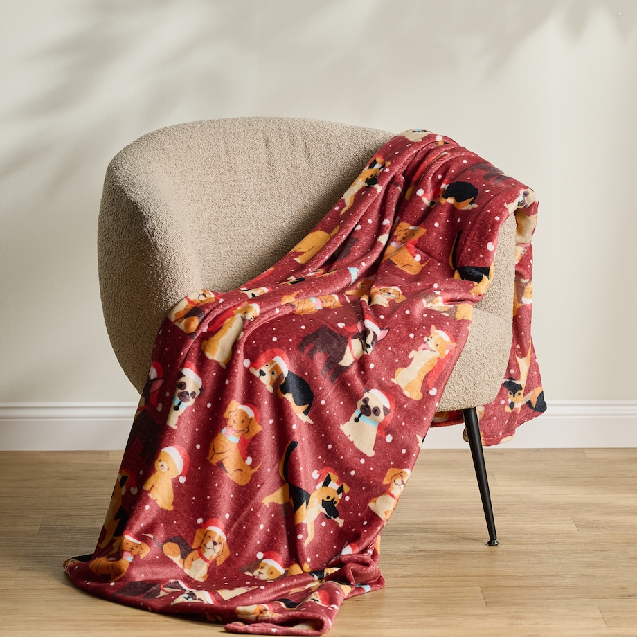 Drukowany koc Winter Fellows 150x200 cm