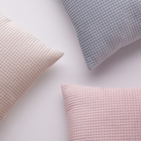 Poszewka Welwetowa Pontoso 45x45 cm w groszki