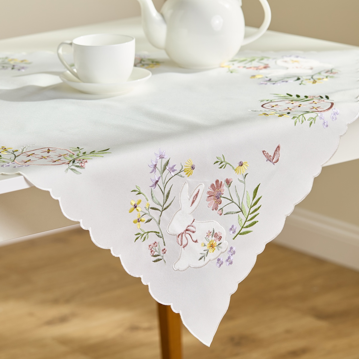 Serweta Haftowana Lapique 80x80 cm z motywem jajka