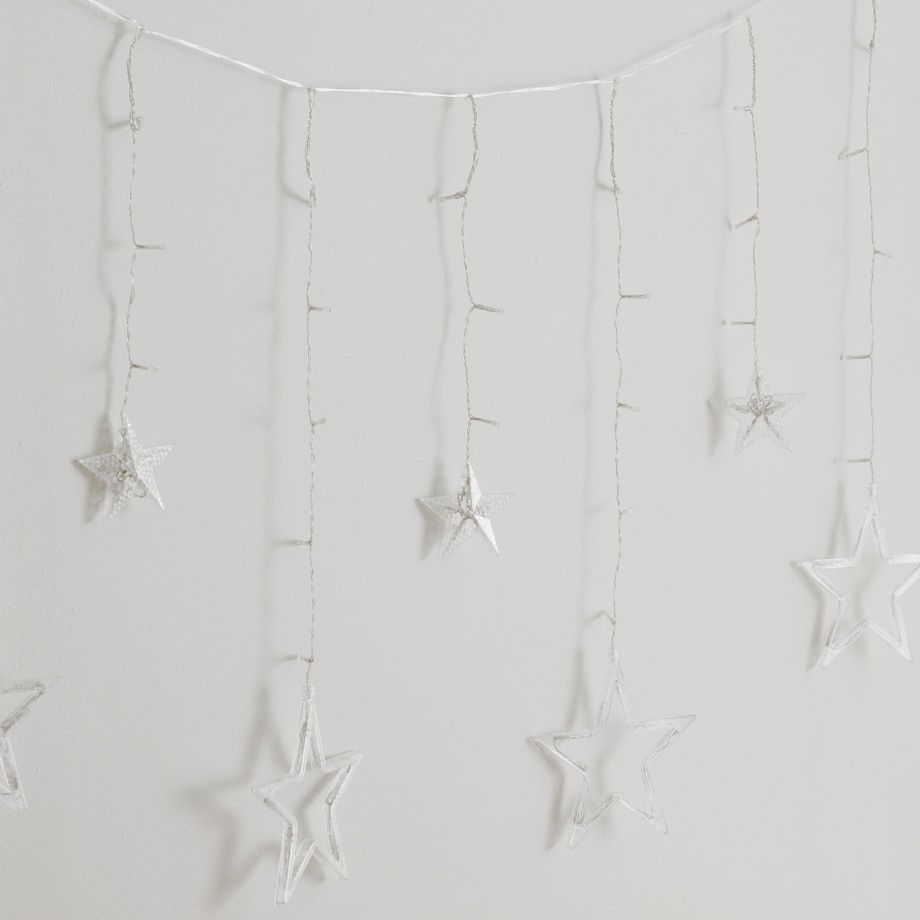 Kurtyna Świetlna Starnis z motywem gwiazdy