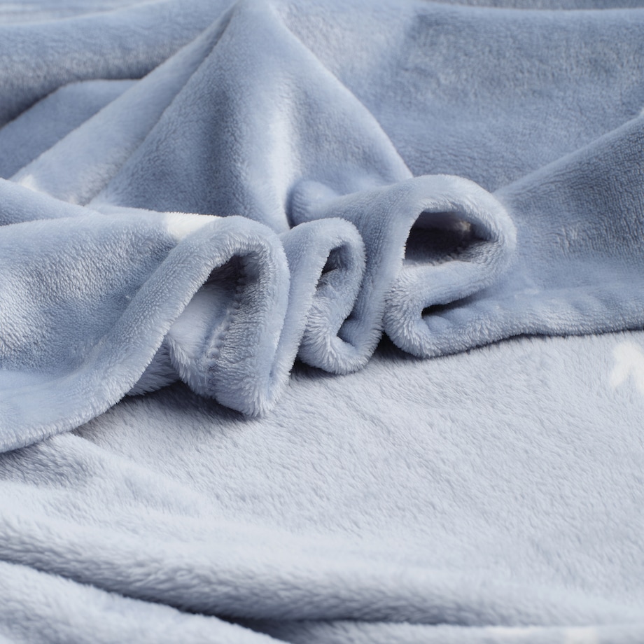 Drukowany koc Leveriso 150x200 cm z motywem królika