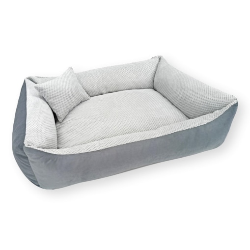 Przytulne legowisko dla psa TEO, 100x80 cm, Szary
