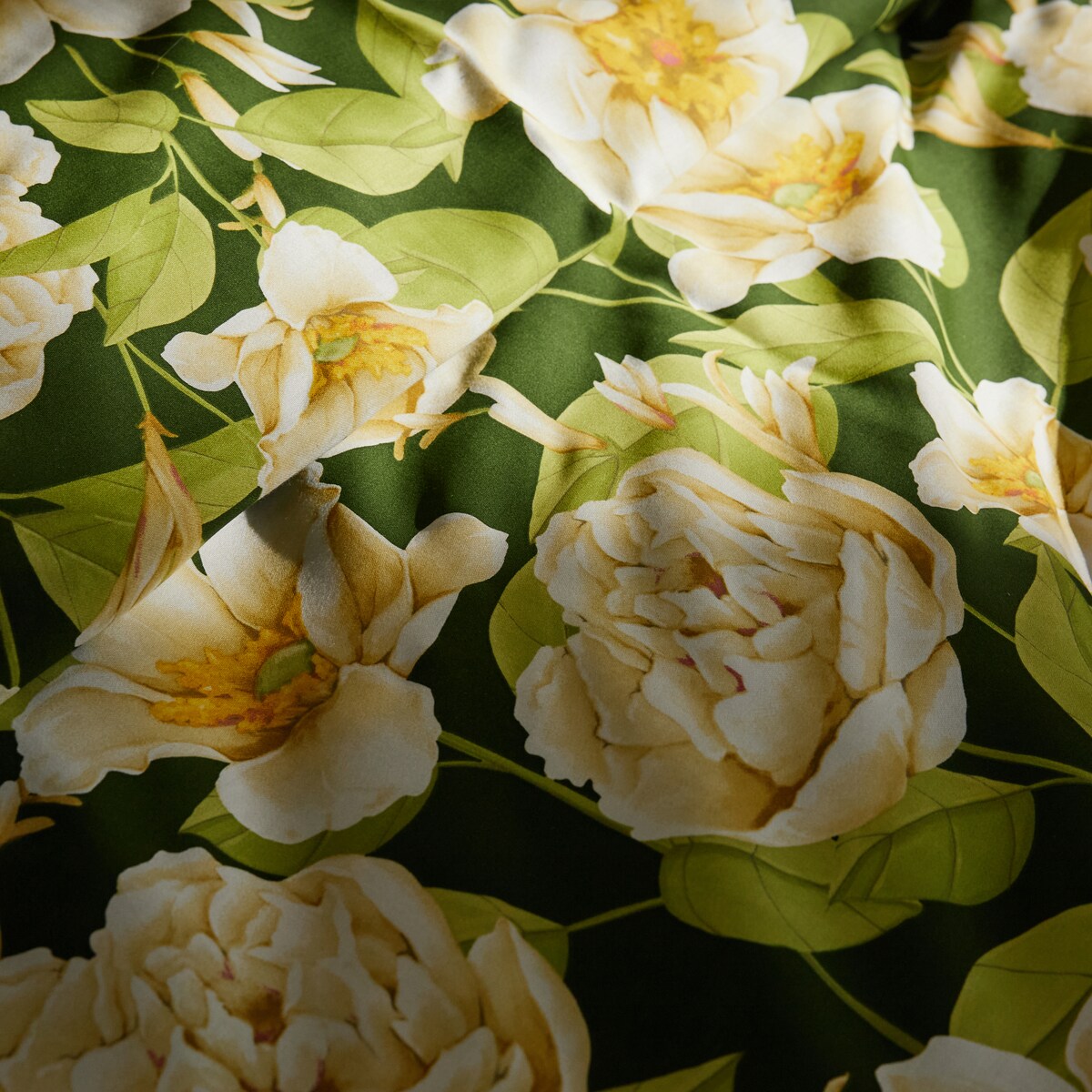 Pościel z bawełny satynowej Fenilla 200x220 cm z wzorem kwiatowym