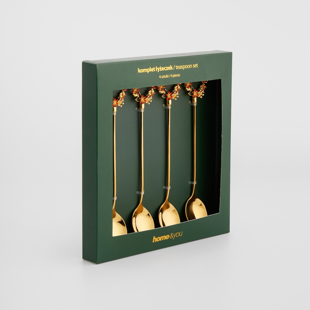 Komplet Łyżeczek Jule z motywem roślinnym