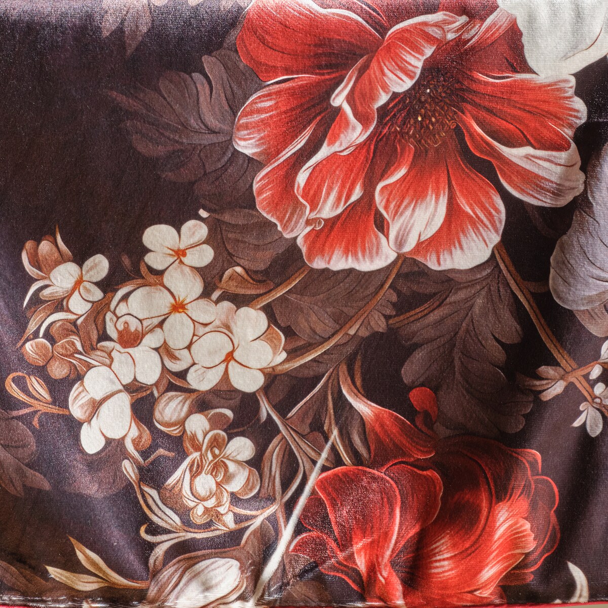 Bieżnik Drukowany Ribeira 40x180 cm z motywem kwiatowym