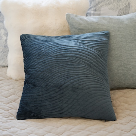 Poszewka Welwetowa Tossa 45x45 cm z motywem geometrycznym