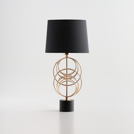 Tarmina lampa stołowa z metalową podstawą