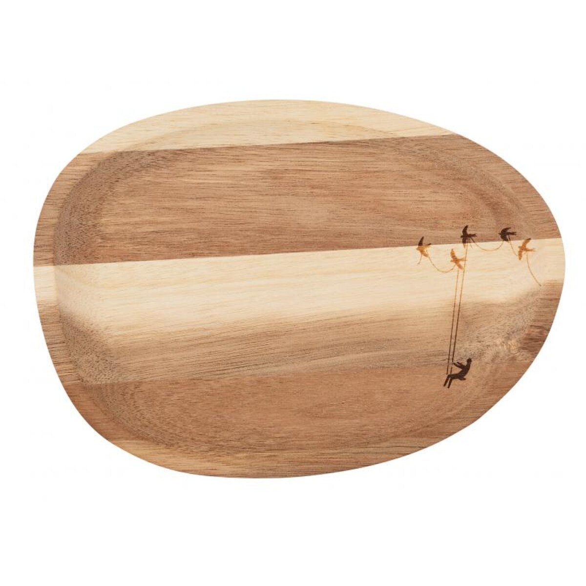 Taca drewniana S, podróż