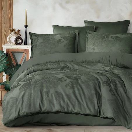 Pościel satyna bawełniana żakardowa 160x200 Jacquard Palmore