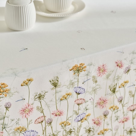 Obrus z nadrukiem Koperino 130x180 cm z motywem kwiatowym